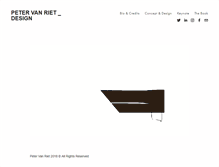 Tablet Screenshot of petervanriet.com